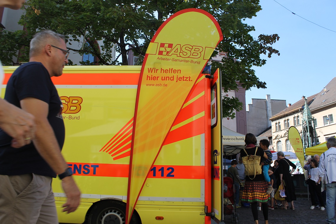 Sanitätsdienst, Ehrenamt, ASB Region Karlsruhe